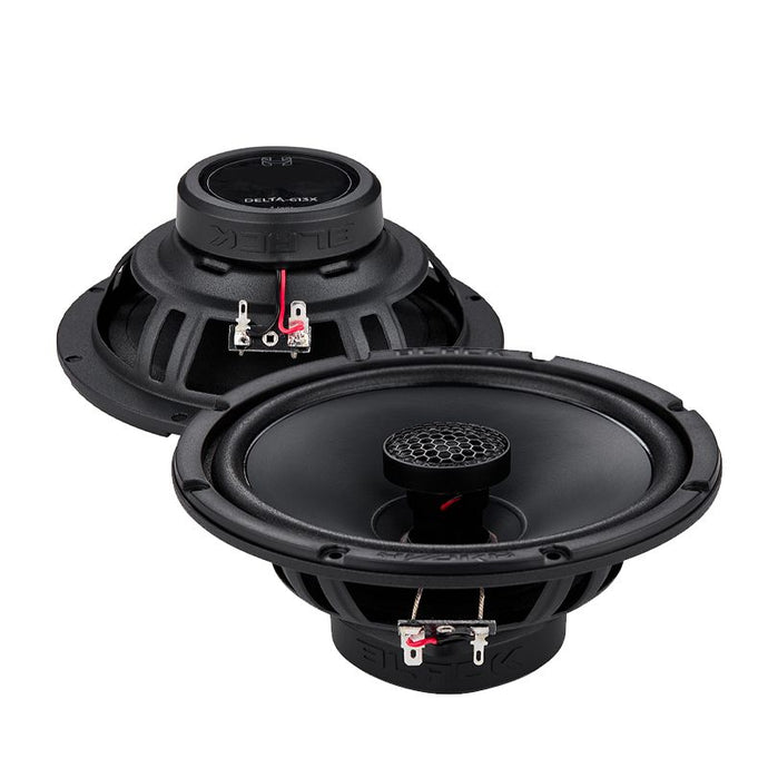 OPEN BOX | Black Hydra Delta 613X | 6.5” Coaxial Speakers (Pair)