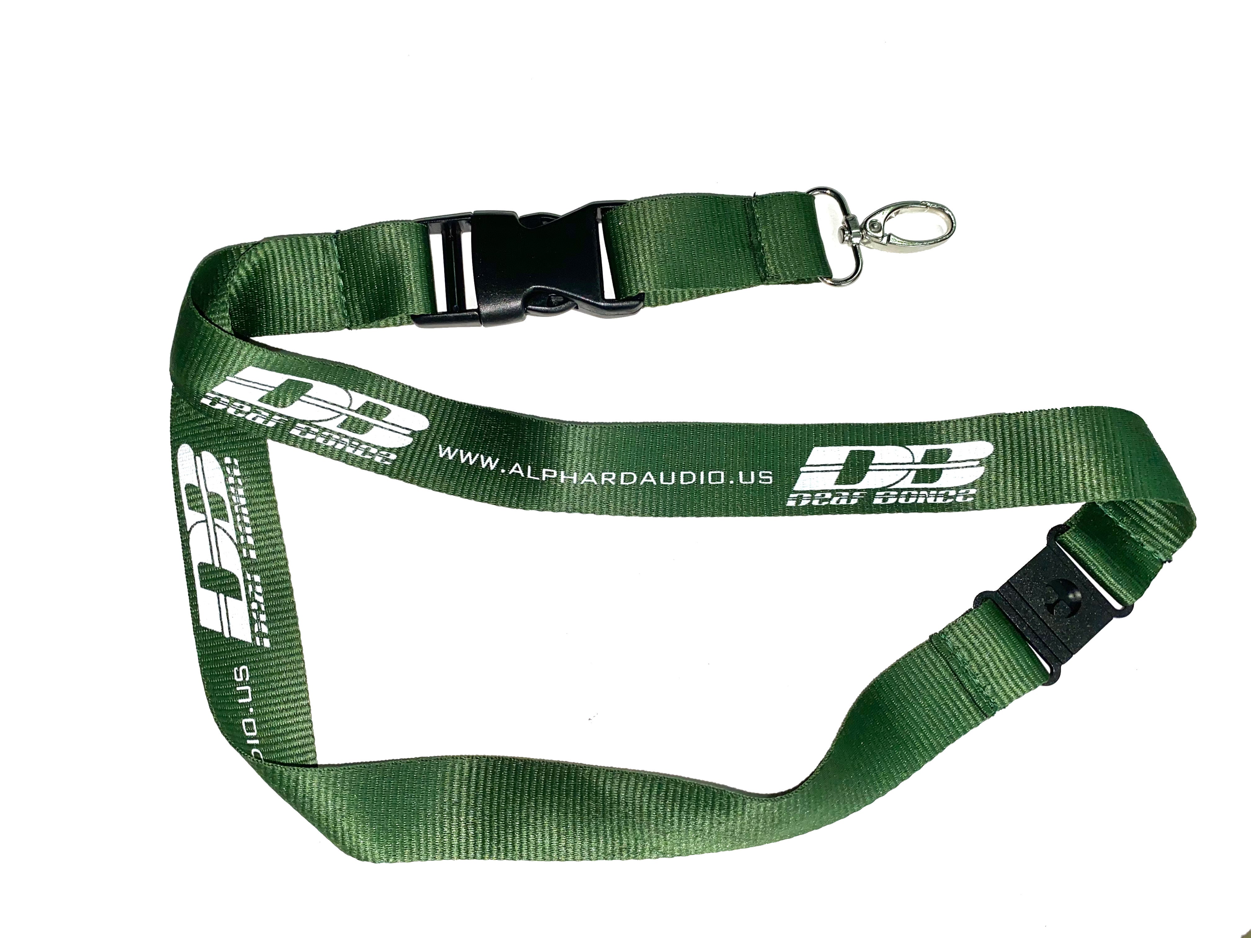 Lanyard with Deaf Bonce logo