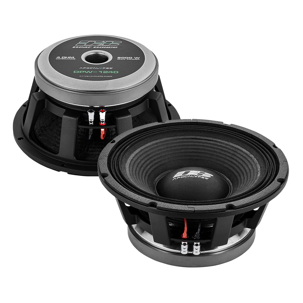 Mid Bass Speaker 12 Inch Mid Low Apocalypse DPW-1240 4ohm 12
